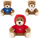 TH80043 6" Barry Corduroy Bear Plush with Custom Imprint